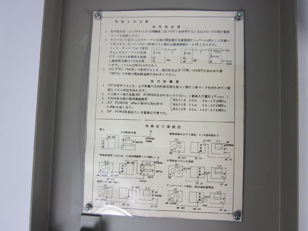 Anritsu MG54E Signal Generator 170MHz [x1231117565]