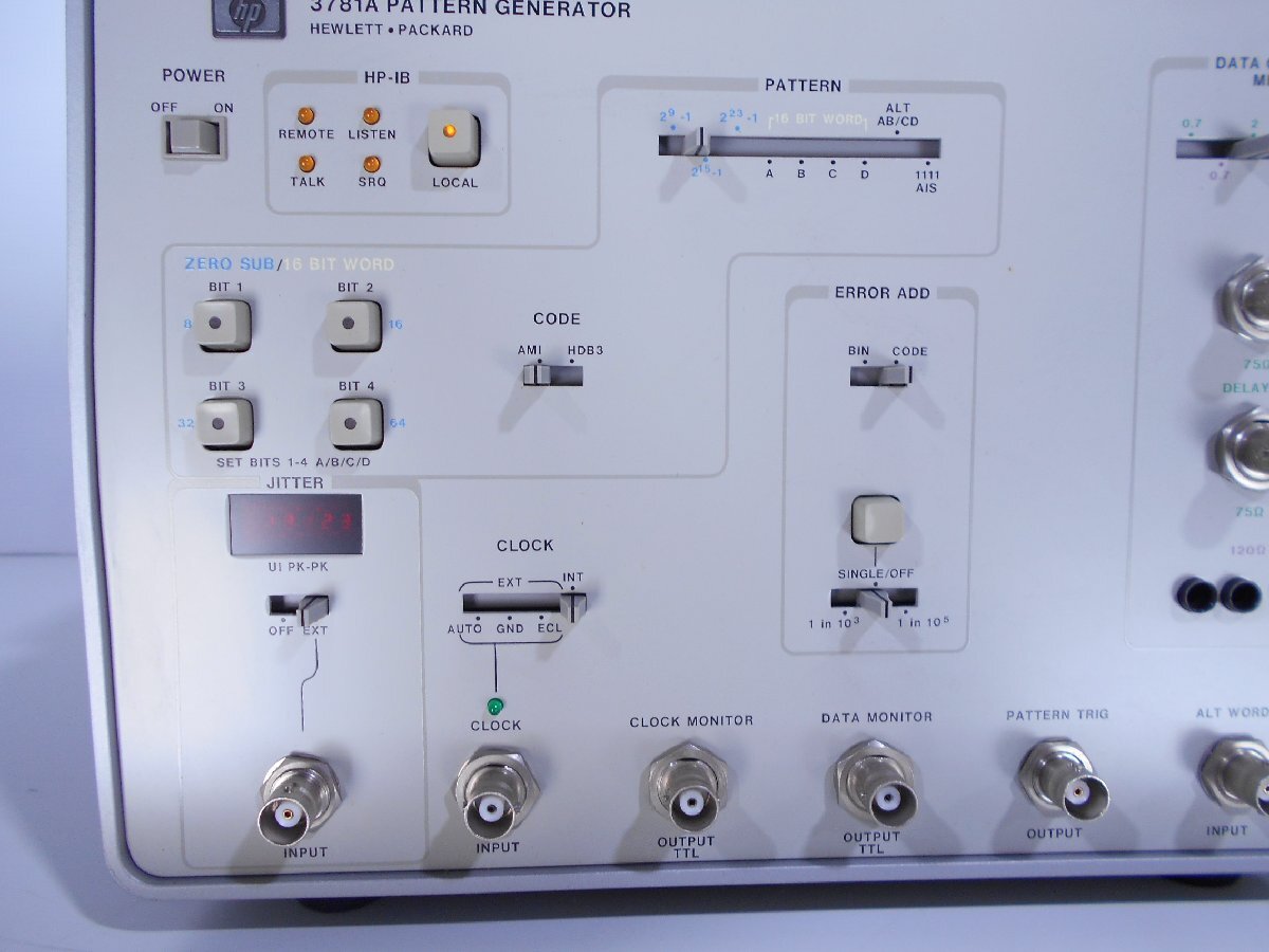Agilent 3781A Pattern Generator [l1231130117]