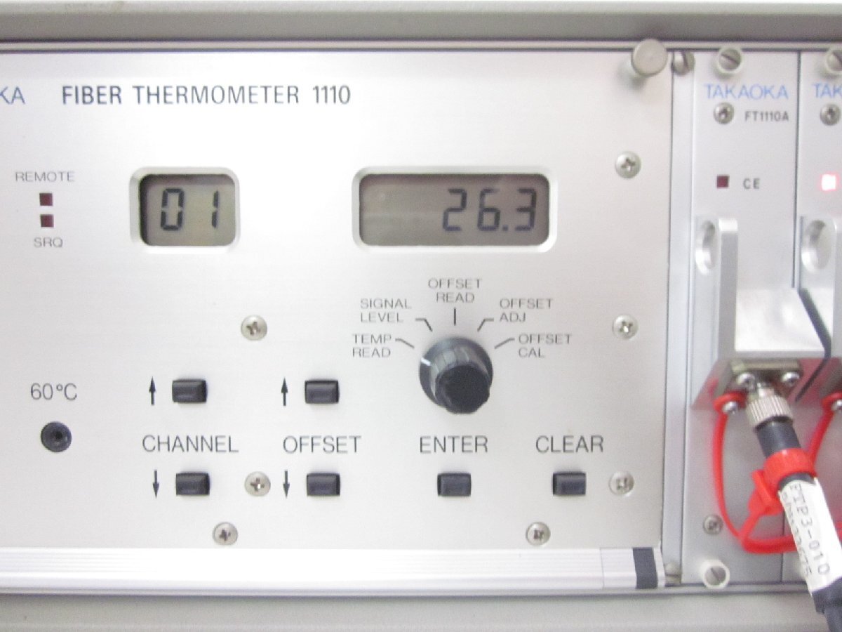 Takaoka FT1110 Fiber Optic Thermometer 4ch 0-200C [s1231123636]