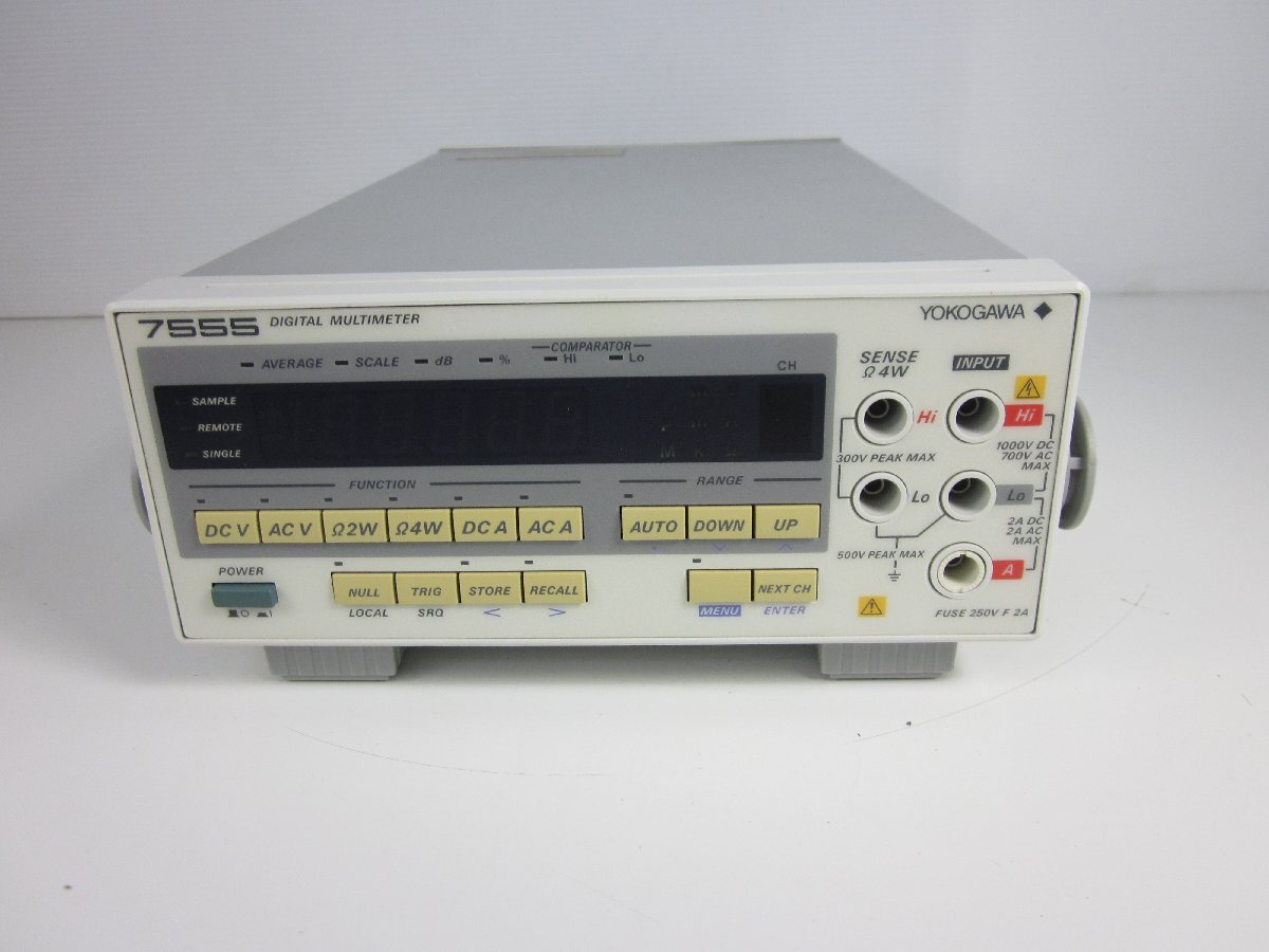 Yokogawa 7555 Digital Multimeter 5.5 Digit 4-Wire Resistance Measurement [c1231128761]