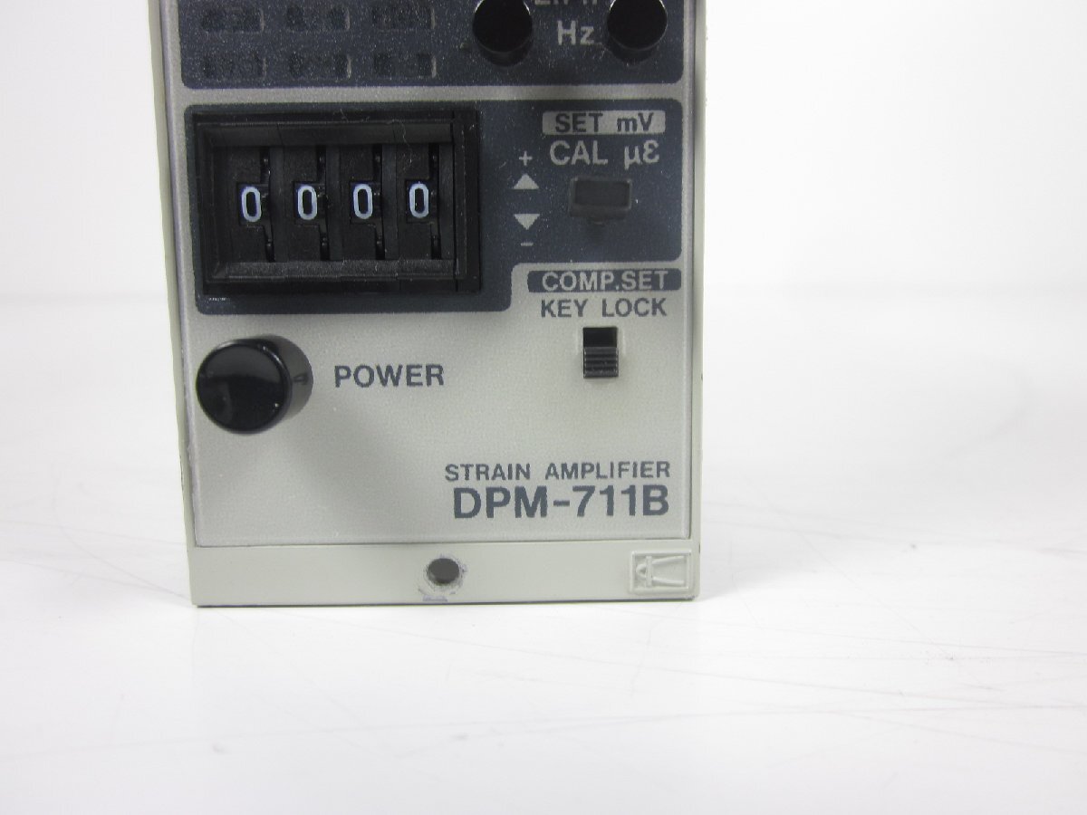 KYOWA DPM-711B Strain Amplifier Signal Conditioner 1ch DC-2.5kHz 60-1000Ω [h1231121622]