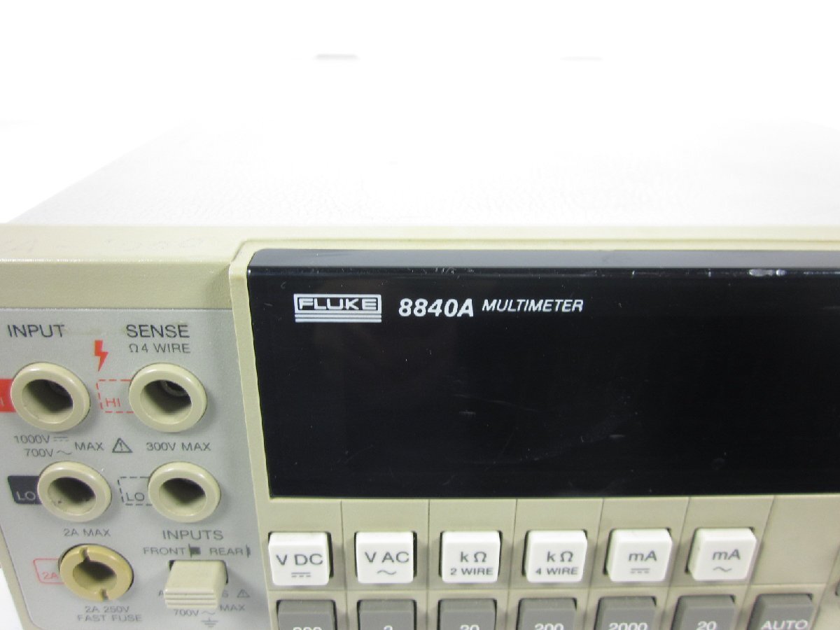 Fluke 8840A Multimeter 5.5 Digit 4-Wire Resistance Measurement [c1231128363]