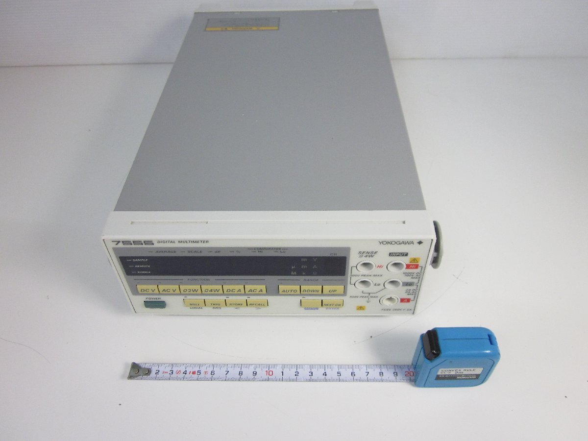 Yokogawa 7555 Digital Multimeter 5.5 Digit 4-Wire Resistance Measurement [c1231128761]