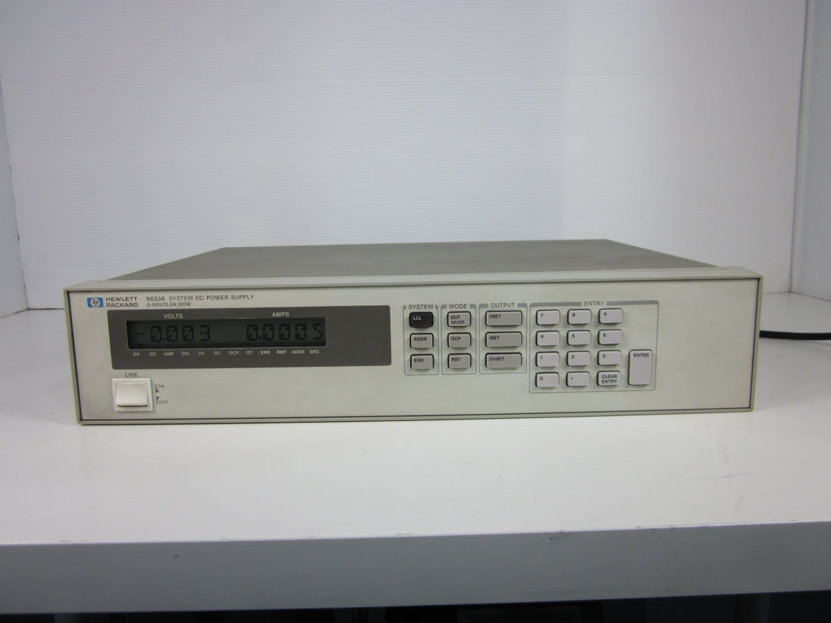 HP 6633A DC System Power Supply 50V 2A [q1231120068]