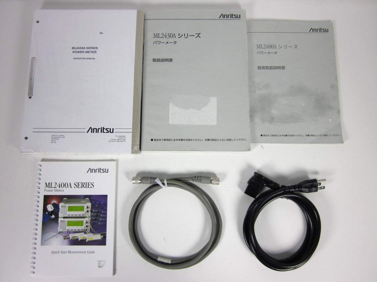 Anritsu ML2437A Power Meter 10MHz-50GHz [r1231127223]