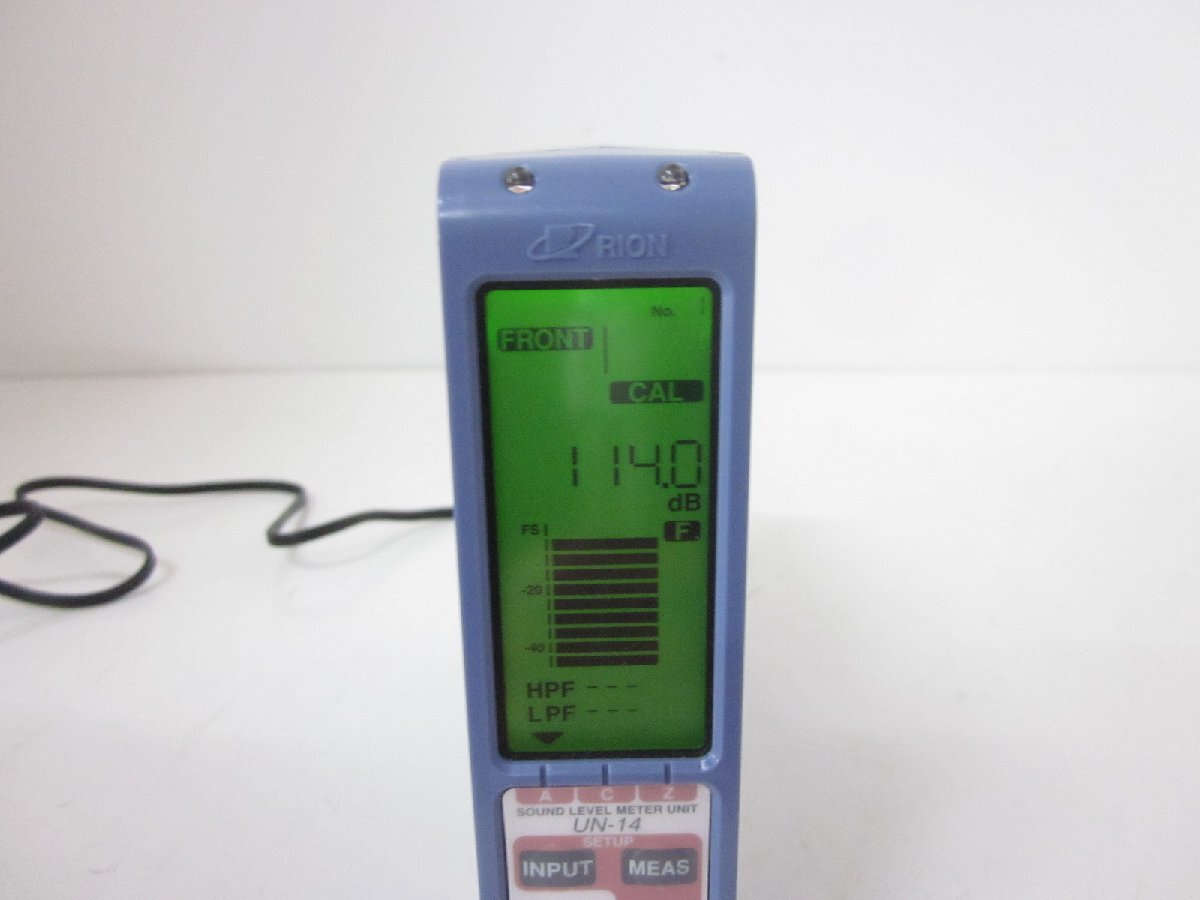 Rion UN-14 Noise Measurement Unit 1 Channel 1Hz-80kHz 12 pcs [1231117189]