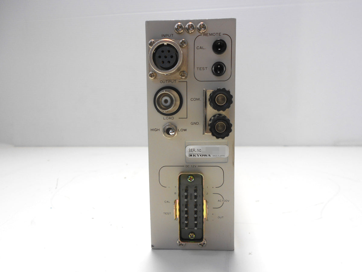 KYOWA VAQ500A M35 Signal Conditioner [j1231263114]