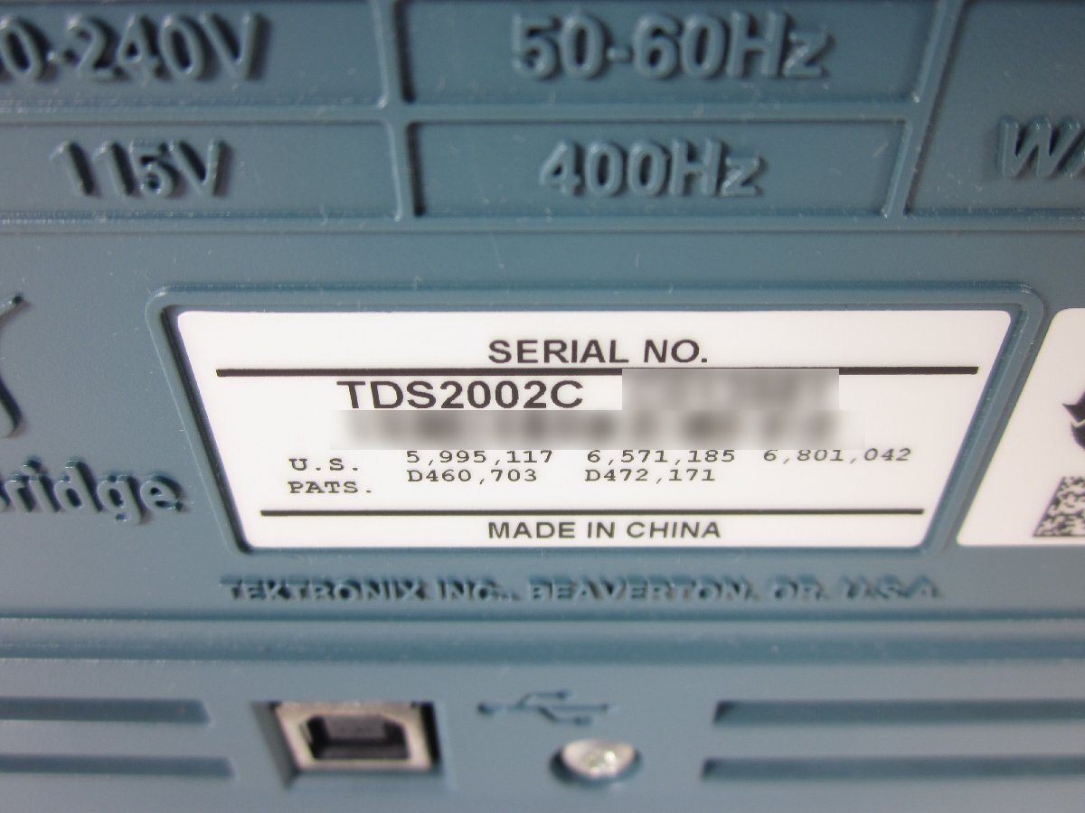 Tektronix TDS2002C Digital Oscilloscope 2ch 70MHz [o1231263166]