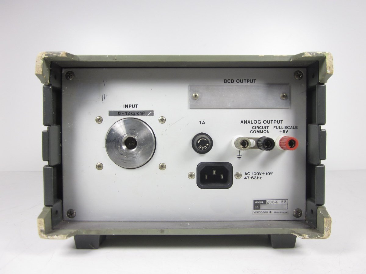 Yokogawa 2654-22 Digital Pressure Gauge 5/10MPa [h1231260014]