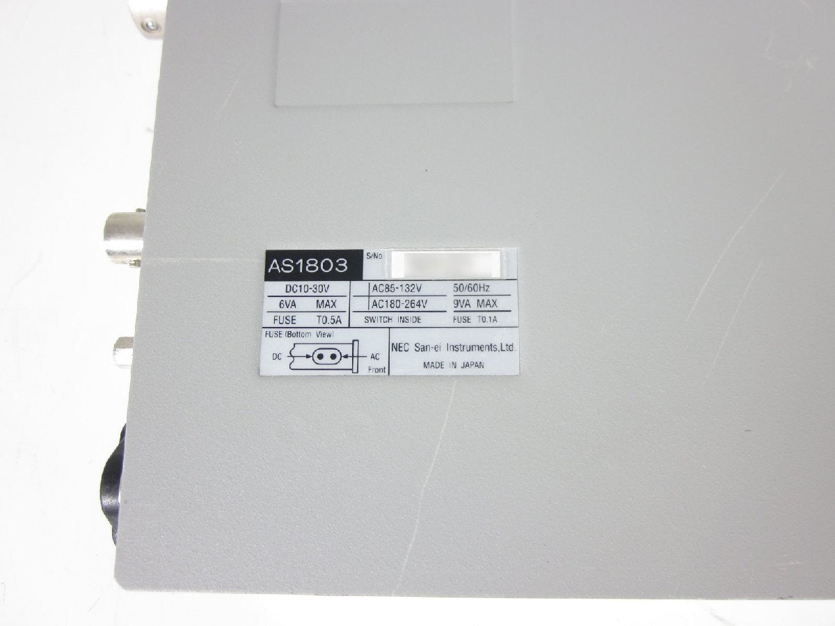 NEC AS1803 Strain Amplifier Signal Conditioner 1ch DC-2kHz [e1231263494]