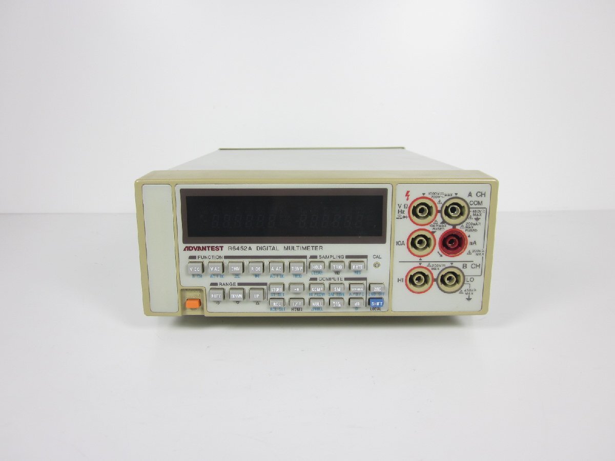 Advantest R6452A Digital Multimeter 5.5 Digit with Dual Input [q1231252972]