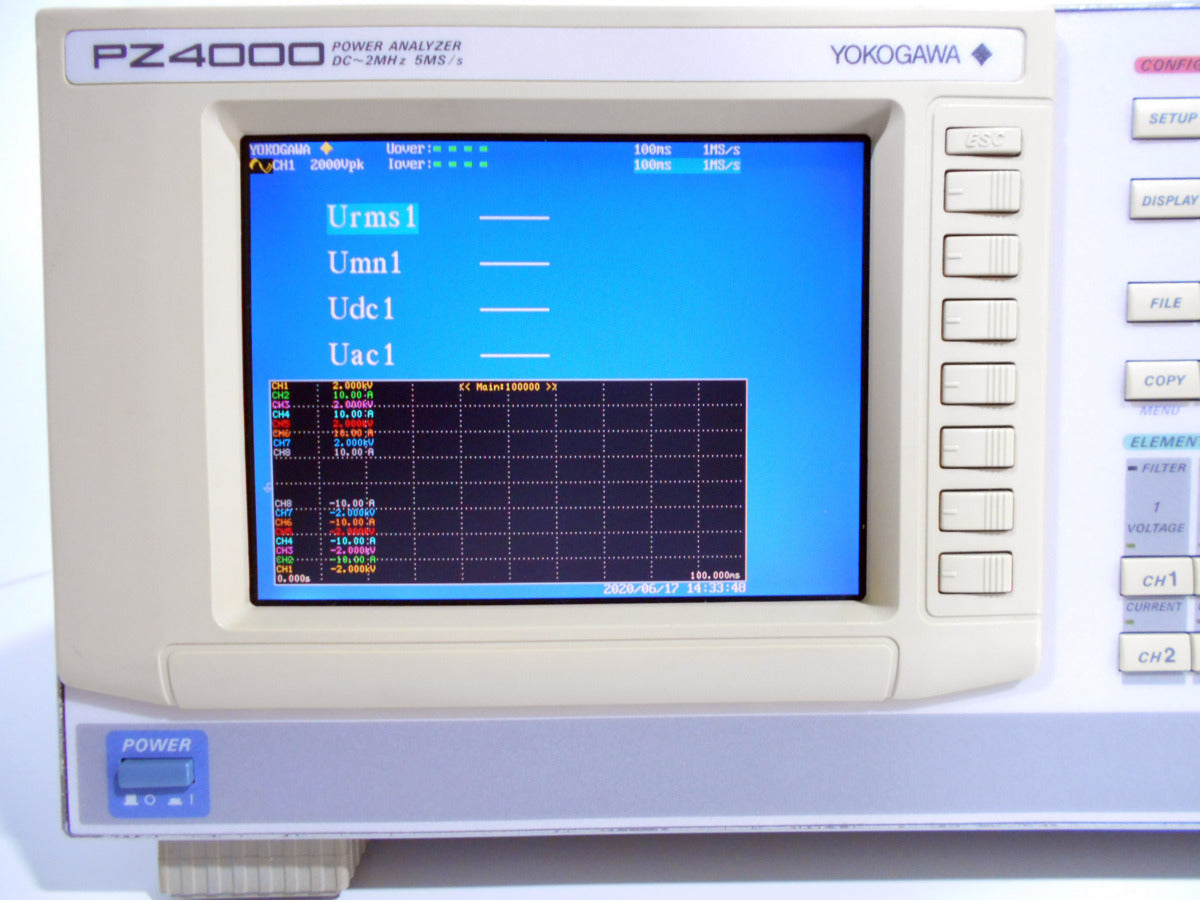 Yokogawa PZ4000 Power Analyzer [w1231252448]