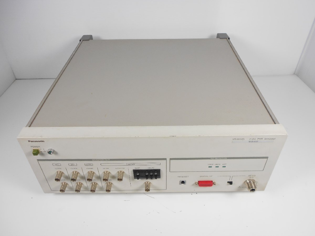 Panasonic VS-2512A-ZO-3.2 PHS Simulator Radio Tester ARIB RCR [s1231262621]
