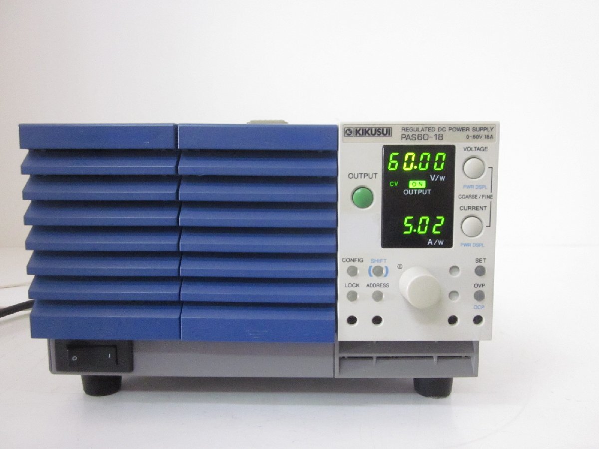 Kikusui PAS60-18 DC Power Supply 0-60V 0-18A [q1231255520]
