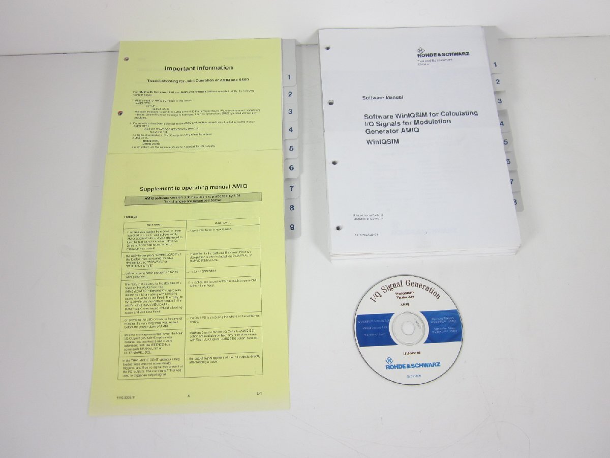 Rohde & Schwarz AMIQ1110 I/Q Modulation Signal Generator [u1231265462]