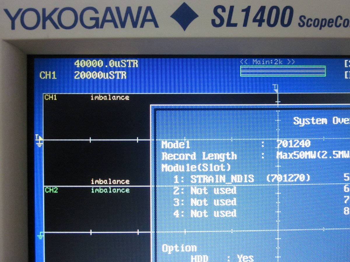 Yokogawa 7012-70 Strain Module 100kS/s 16bit 2ch [x1231253910]