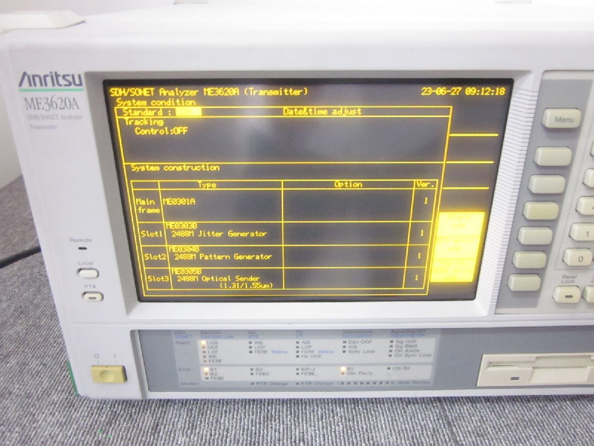 Anritsu ME3620A SDH/SONET Analyzer [c1231261038]