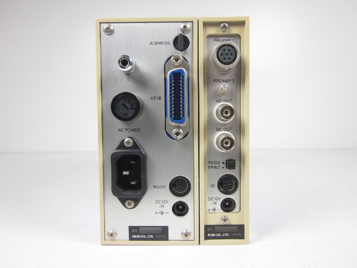Rion UV-05A Vibration Meter and UV-12A Display Unit Set with NX-06 [e1231264629]