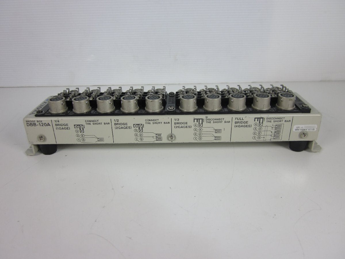 Kyowa DBB-120A Bridge Box 10CH 120 Ohm Gauge [e1231266678]
