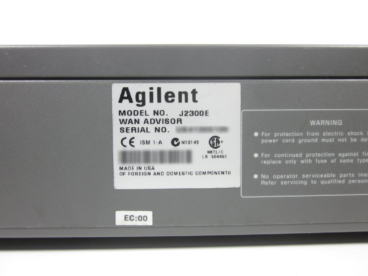 Agilent J2300E Protocol Analyzer [x1231251564]