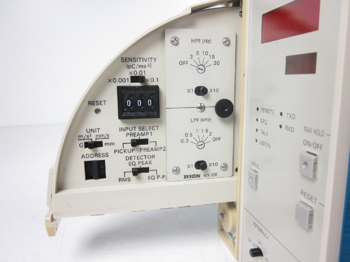 Rion UV-05 UV-12 Vibration Meter Display Unit Set with NX-06 [d1231264865]