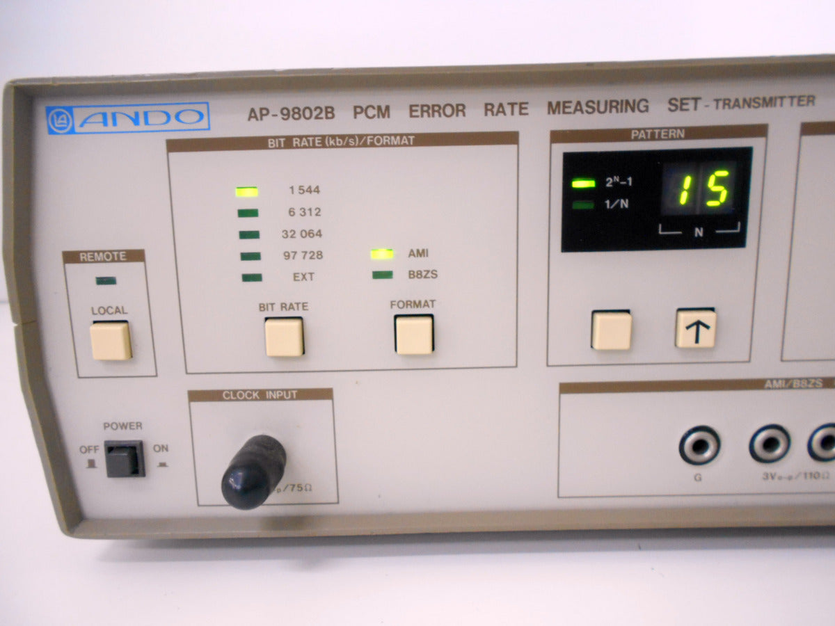 Yokogawa AP9802B PCM Bit Error Rate Tester [v1231268464]