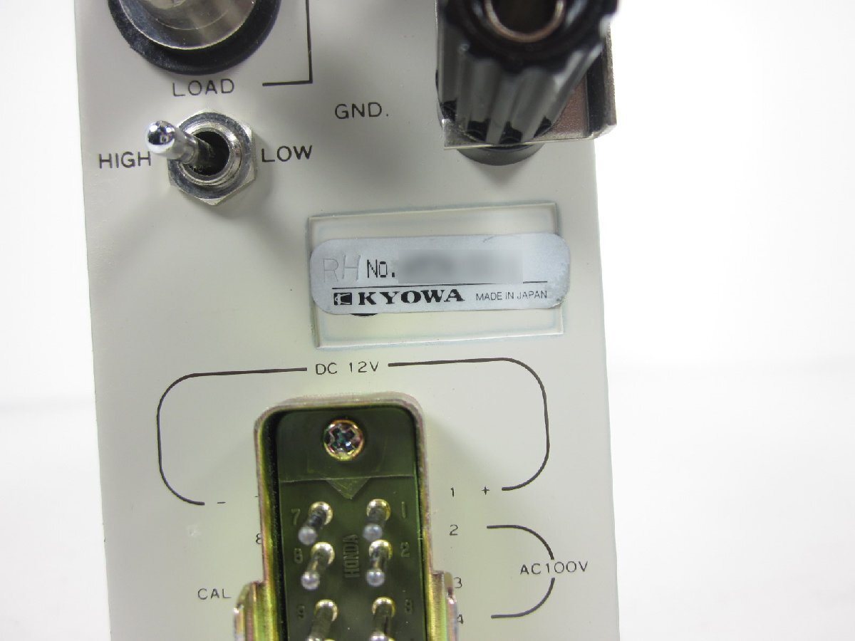 KYOWA VAQ500A Signal Conditioner [x1231251522]