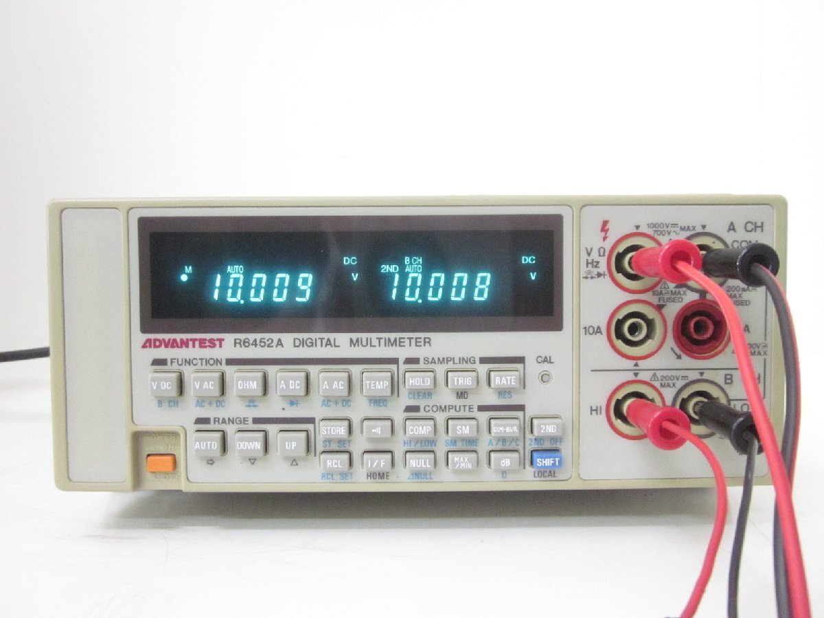 Advantest R6452A Digital Multimeter 5.5 Digit with Dual Input [q1231252972]