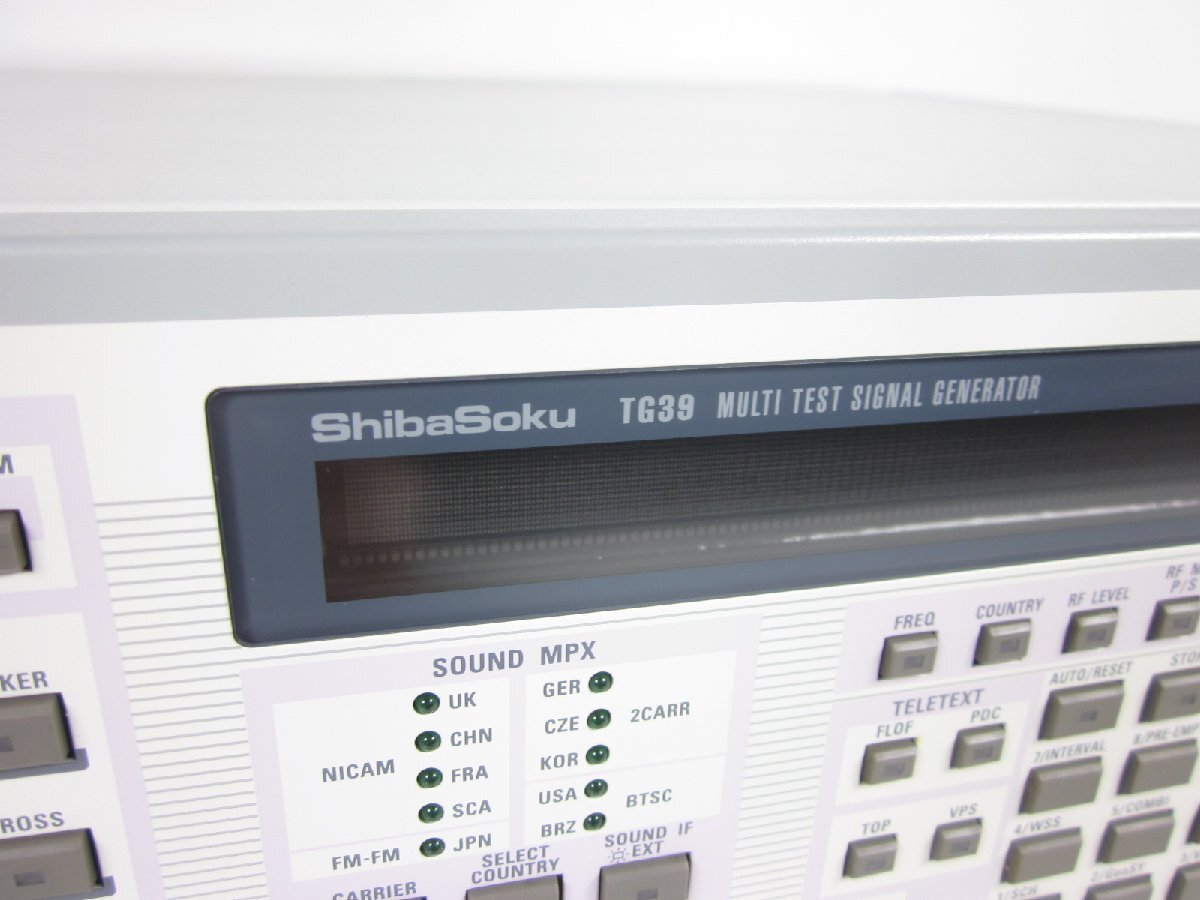 ShibaSoku TG-39AC Signal Generator MULTI TEST 950MHz [j1231260076]