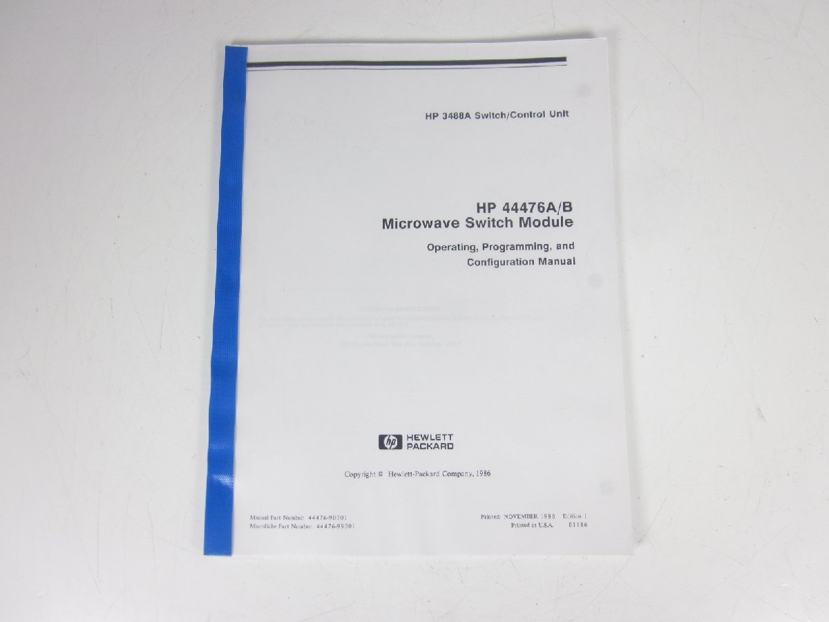 HP 44476B Microwave Switch Unit for 3488A/3499 [k1231257096]