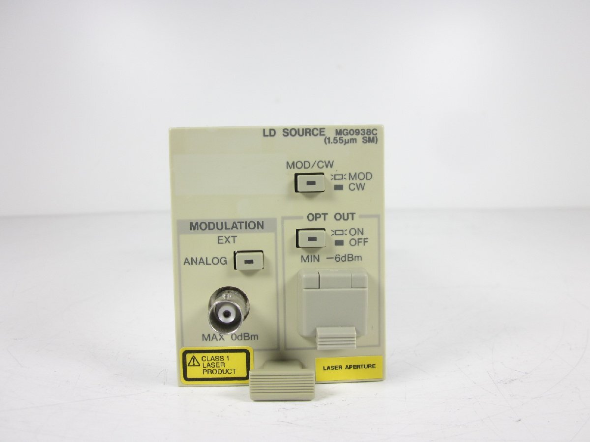 Anritsu MG0938C Light Source Unit for MG9001/MG9002A 1550nm [p1231257791]