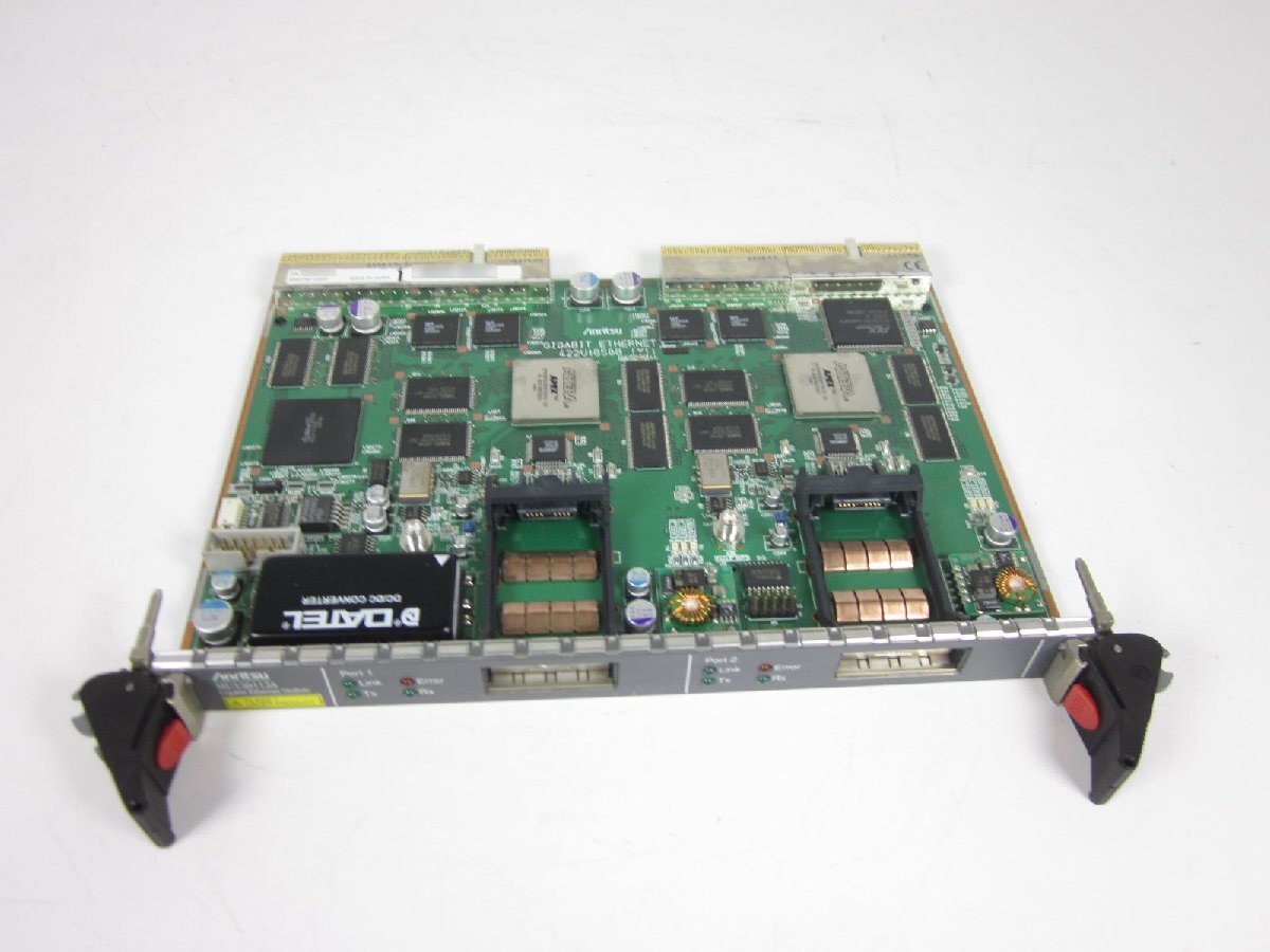 Anritsu MU120112A Gigabit GBIC Ethernet Module 2 Port [m1231264959]