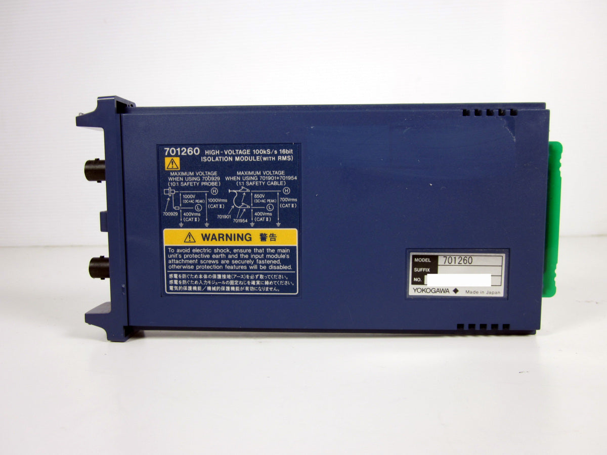 Yokogawa 7012-60 Module 16bit 100kS/s 2ch for DL750/DL850/SL1000/SL1400 [f1231254324]