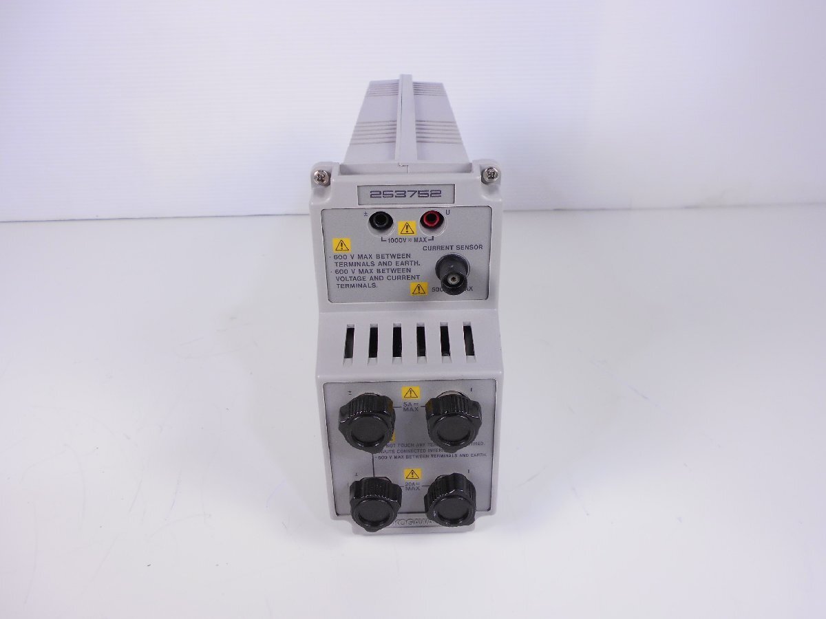 Yokogawa 2537 52-E1 Power Measurement Module for PZ4000 [s1231260634]