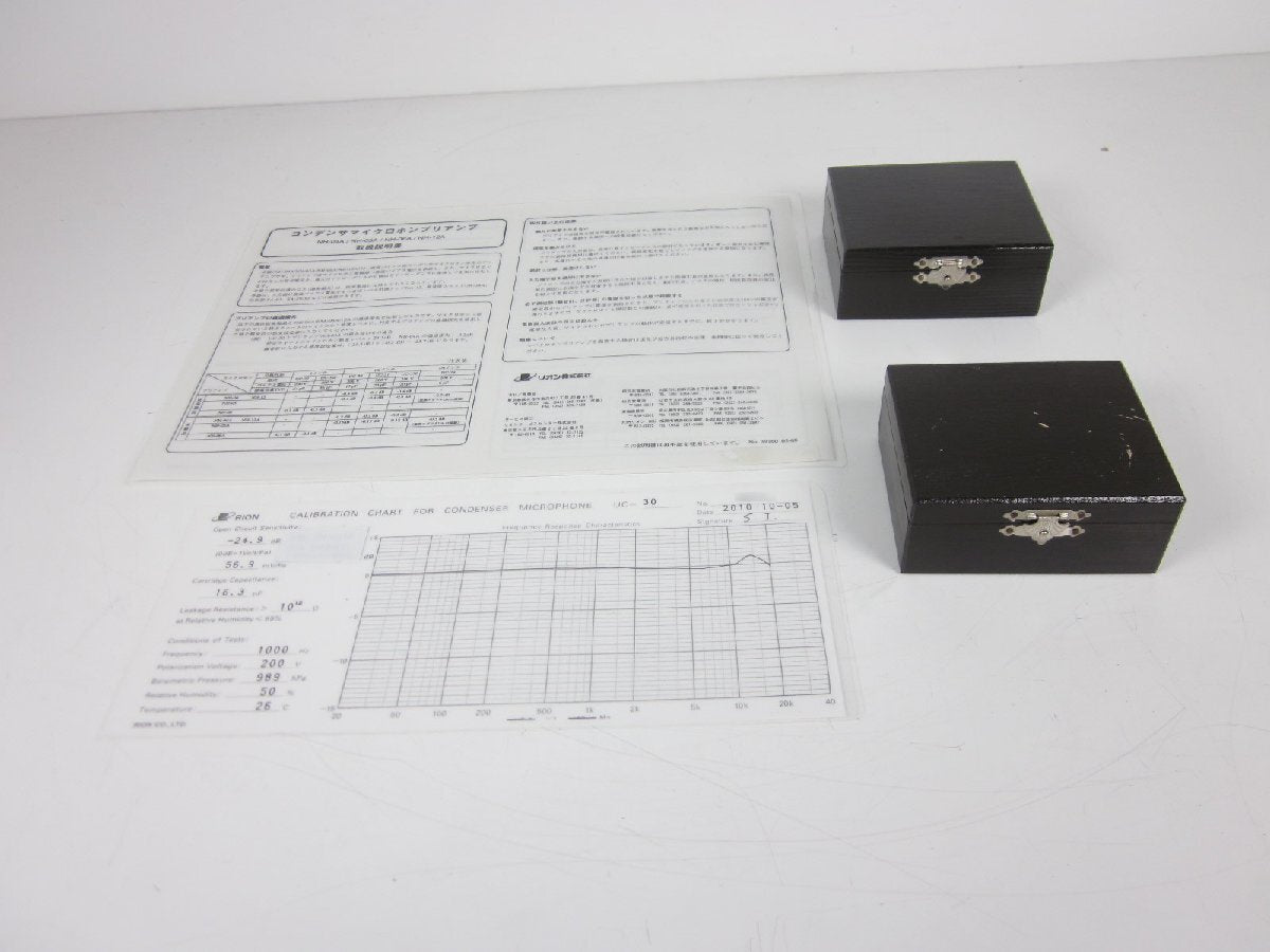 Rion UC-30 NH-04A Microphone Preamp Set 1/2 Inch [f1231258801]
