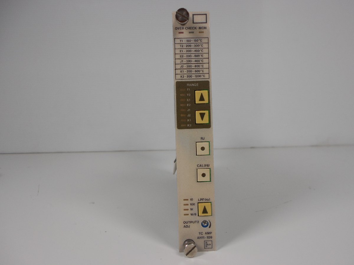 NEC AH11-109 Thermocouple Amplifier Unit for AH11-101/AH11-102/AH11-103 [u1231266158]