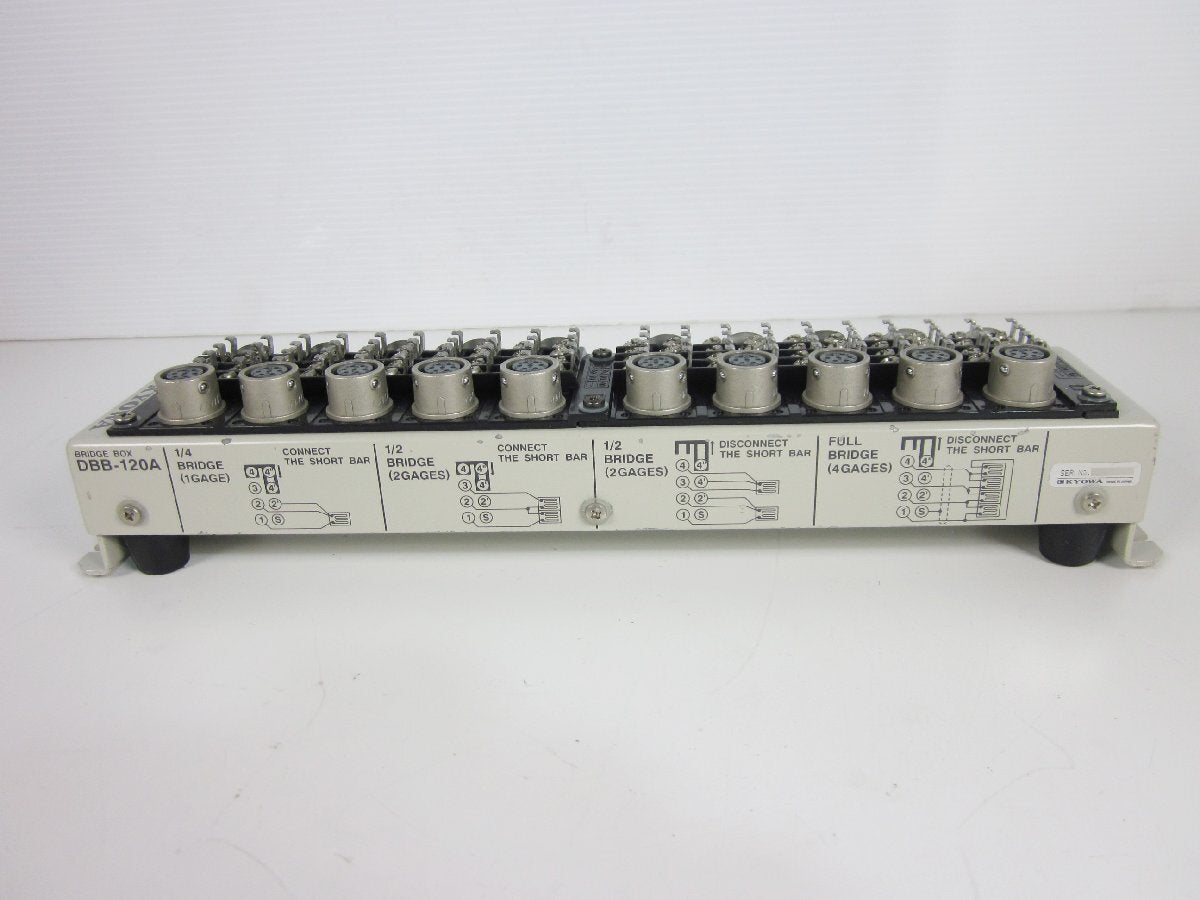 Kyowa DBB-120A Bridge Box 10CH 120 Ohm Gauge [t1231256780]