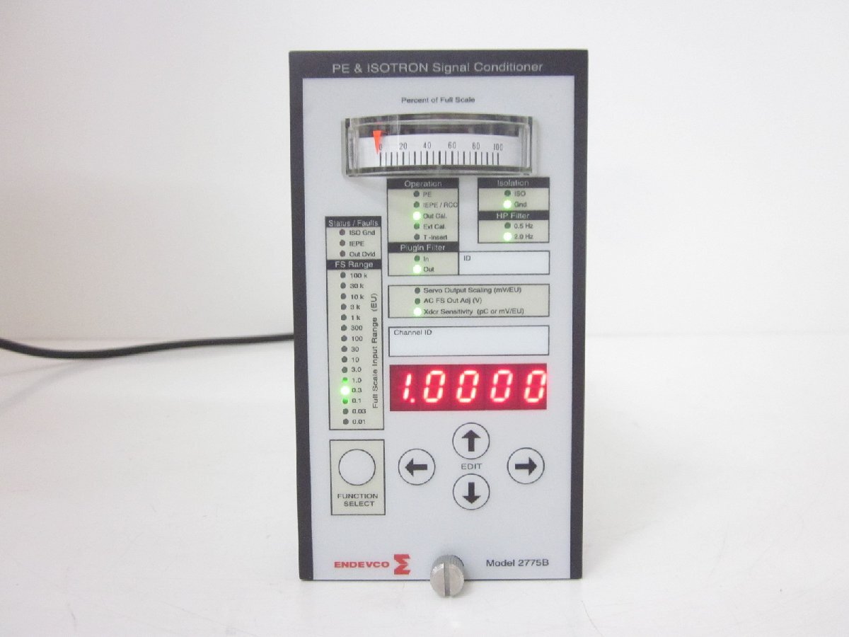 Endevco 2775B Signal Conditioner 1CH Charge Amplifier [e1231271155]
