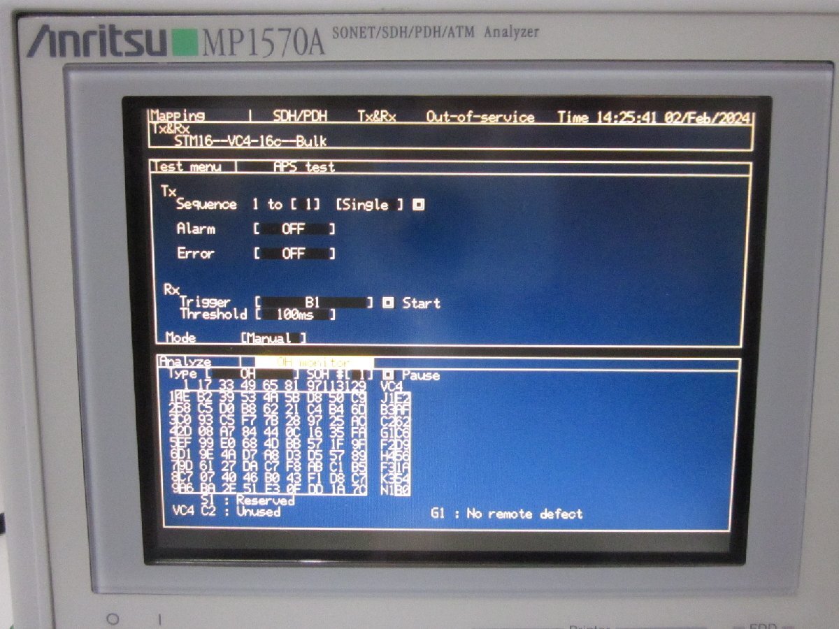 Anritsu MP1570A SONET/SDH/PDH/ATM Analyzer [n1231261368]