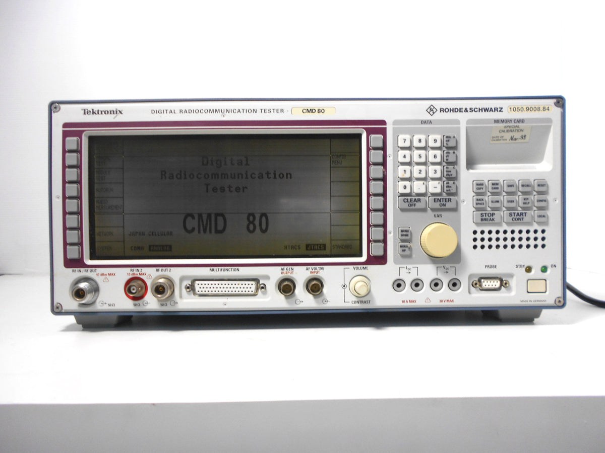 Rohde & Schwarz CMD80 Protocol Monitor Radio Communication Tester [c1231257398]