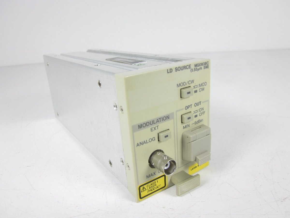 Anritsu MG0938C Light Source Unit for MG9001/MG9002A 1550nm [p1231257791]