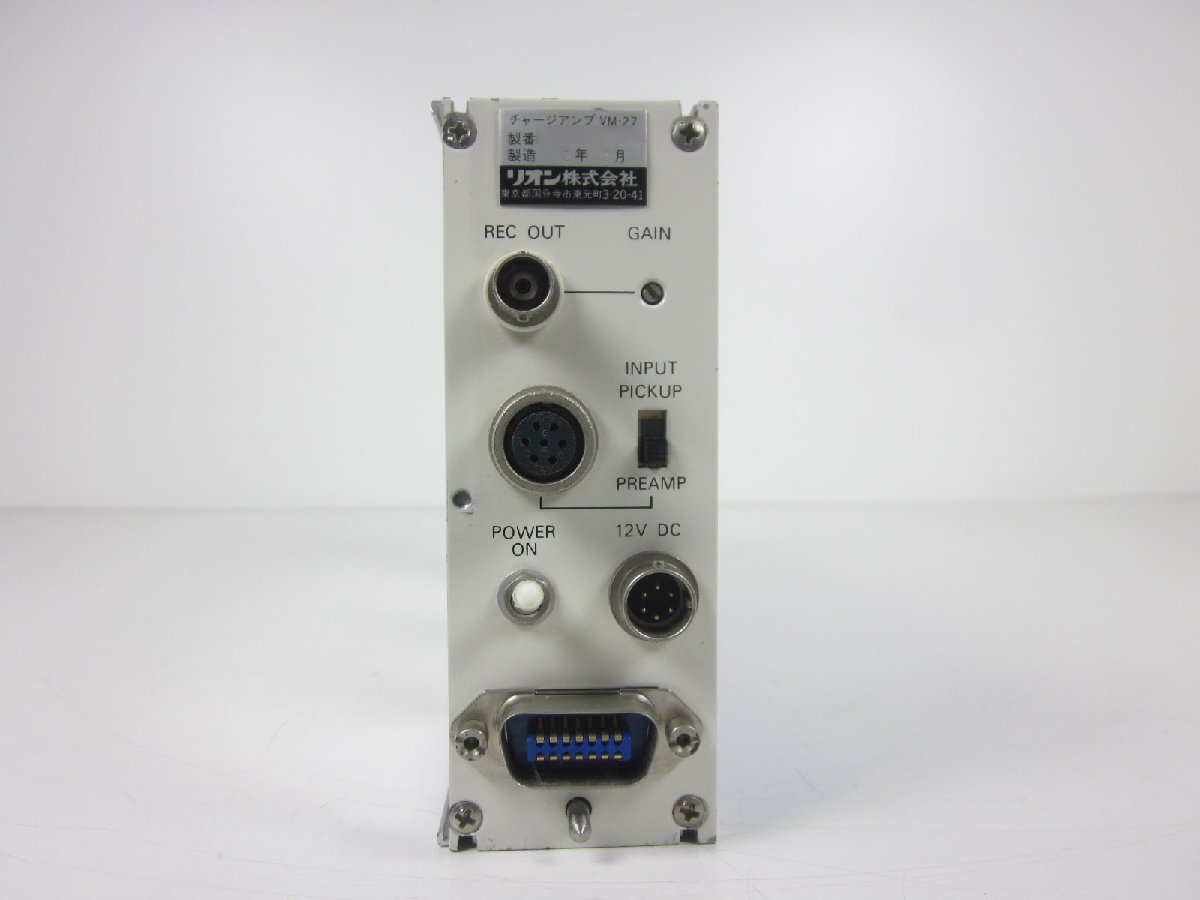 Rion VM-27 Charge Amplifier [n1231262120]