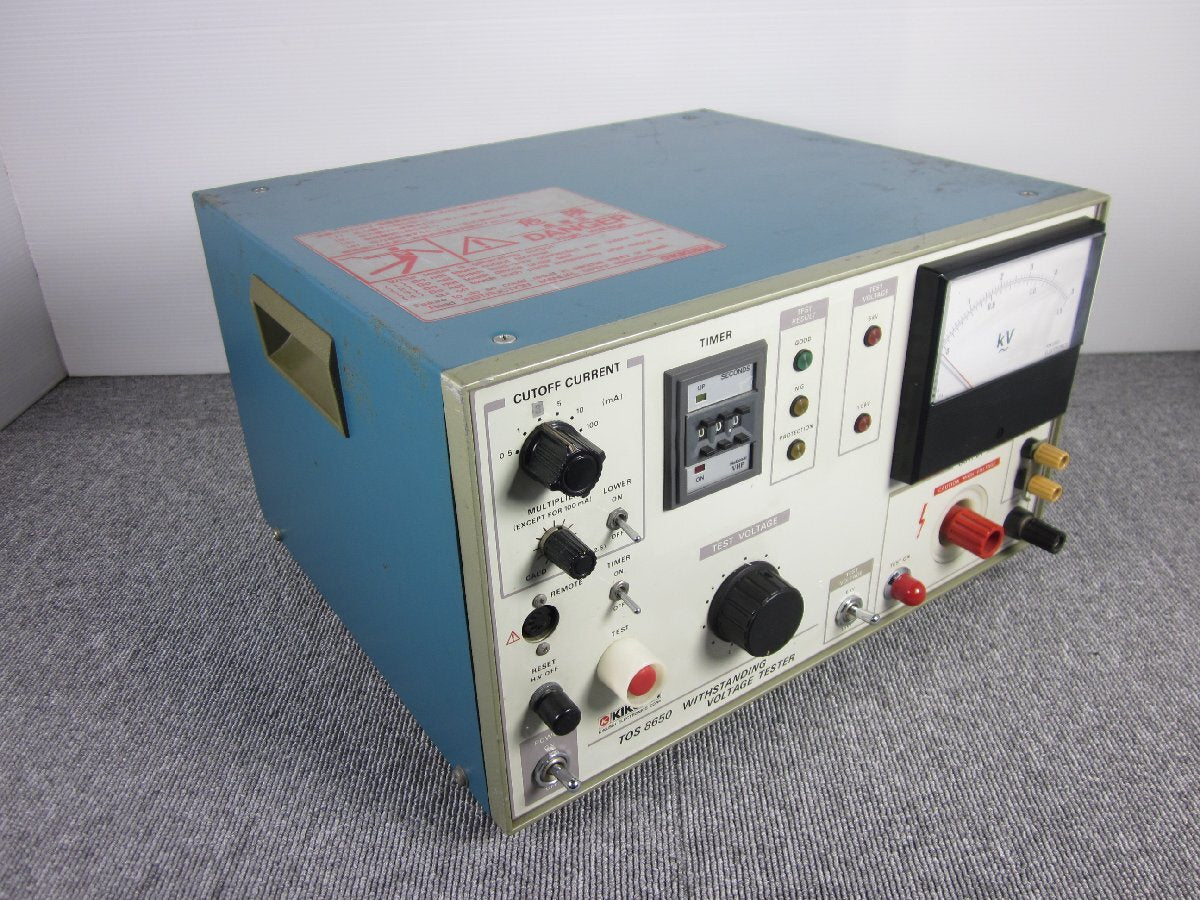 KIKUSUI TOS8650 Dielectric Strength Tester 0-1.5kV/0-5kV [x1231247144]