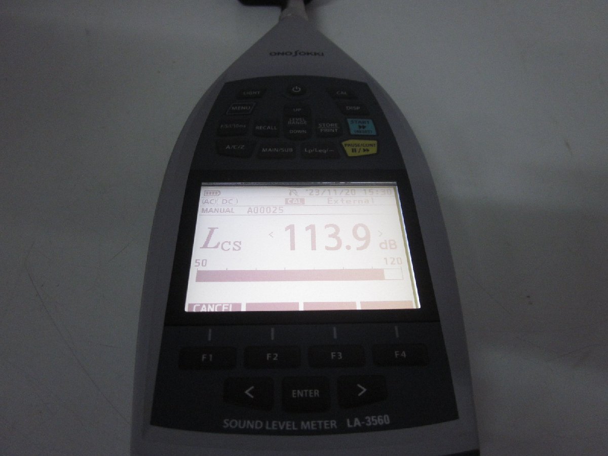 Ono Sokki LA-3560 Precision Sound Level Meter [g1231249499]