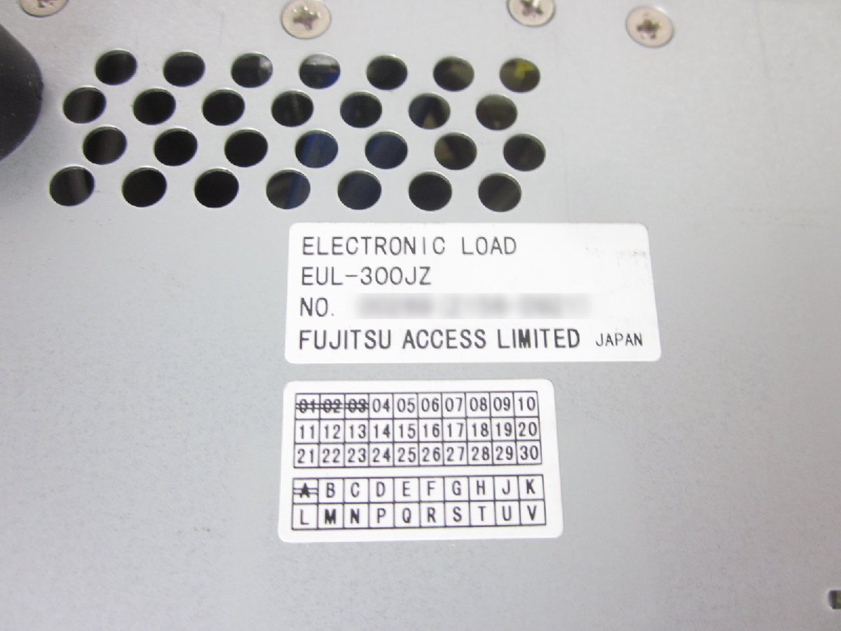 Fujitsu EUL-300JZ Electronic Load 0-60V 0-60A 300W [x1231251872]