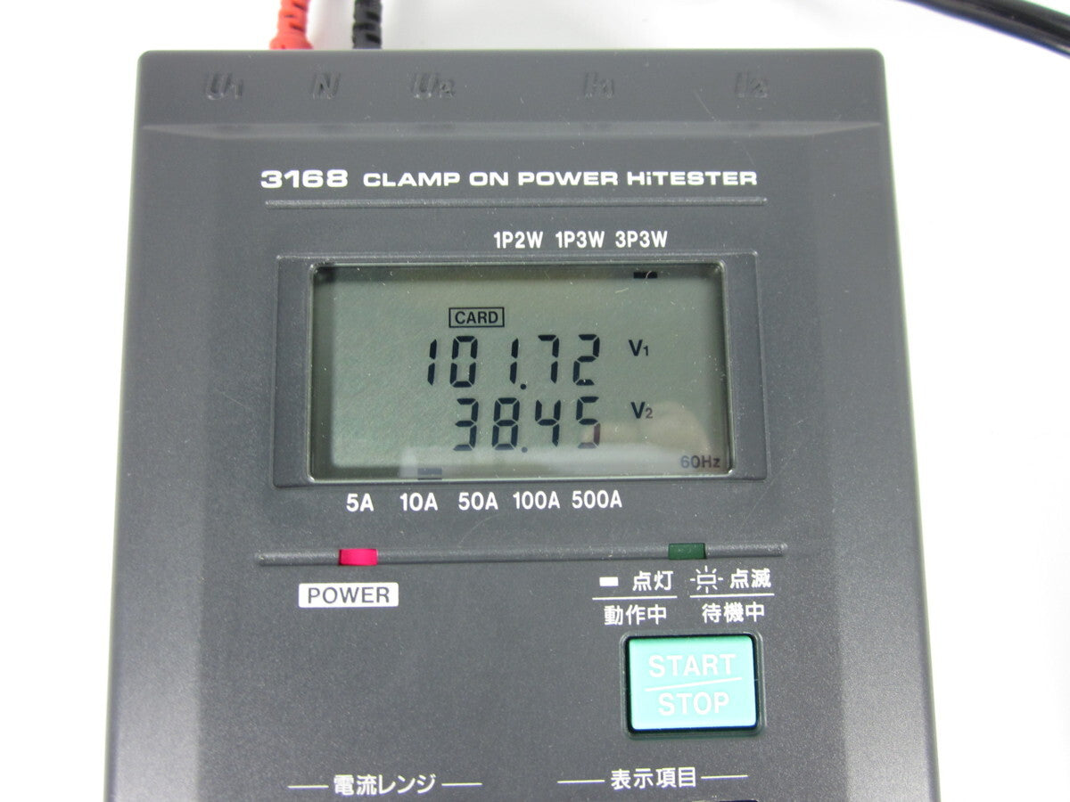 Hioki 3168-98 Clamp-On Power Meter with 100A Sensor [k1231263016]