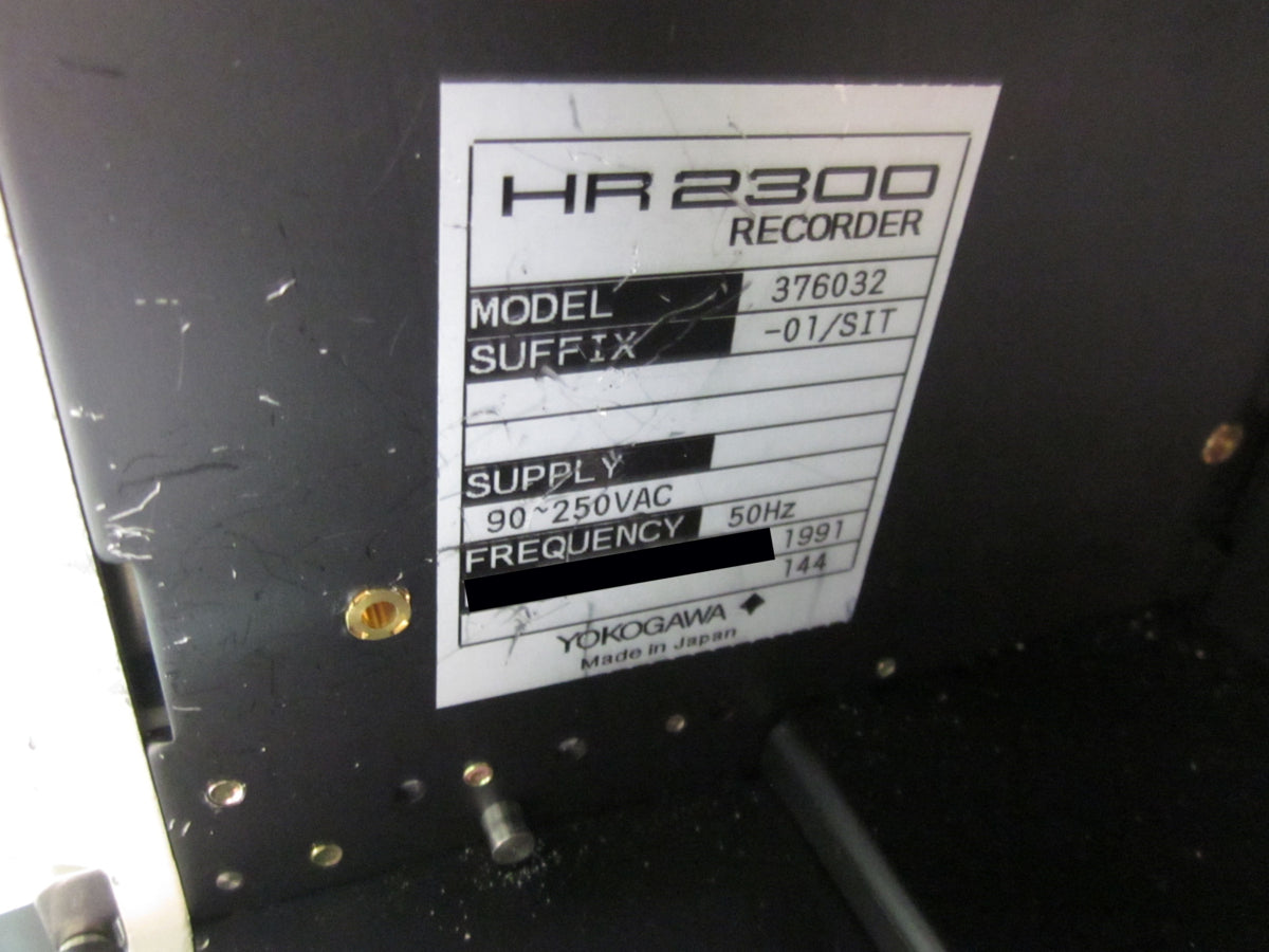 Yokogawa 376032 HR2300 Hybrid Recorder [f1231256061]