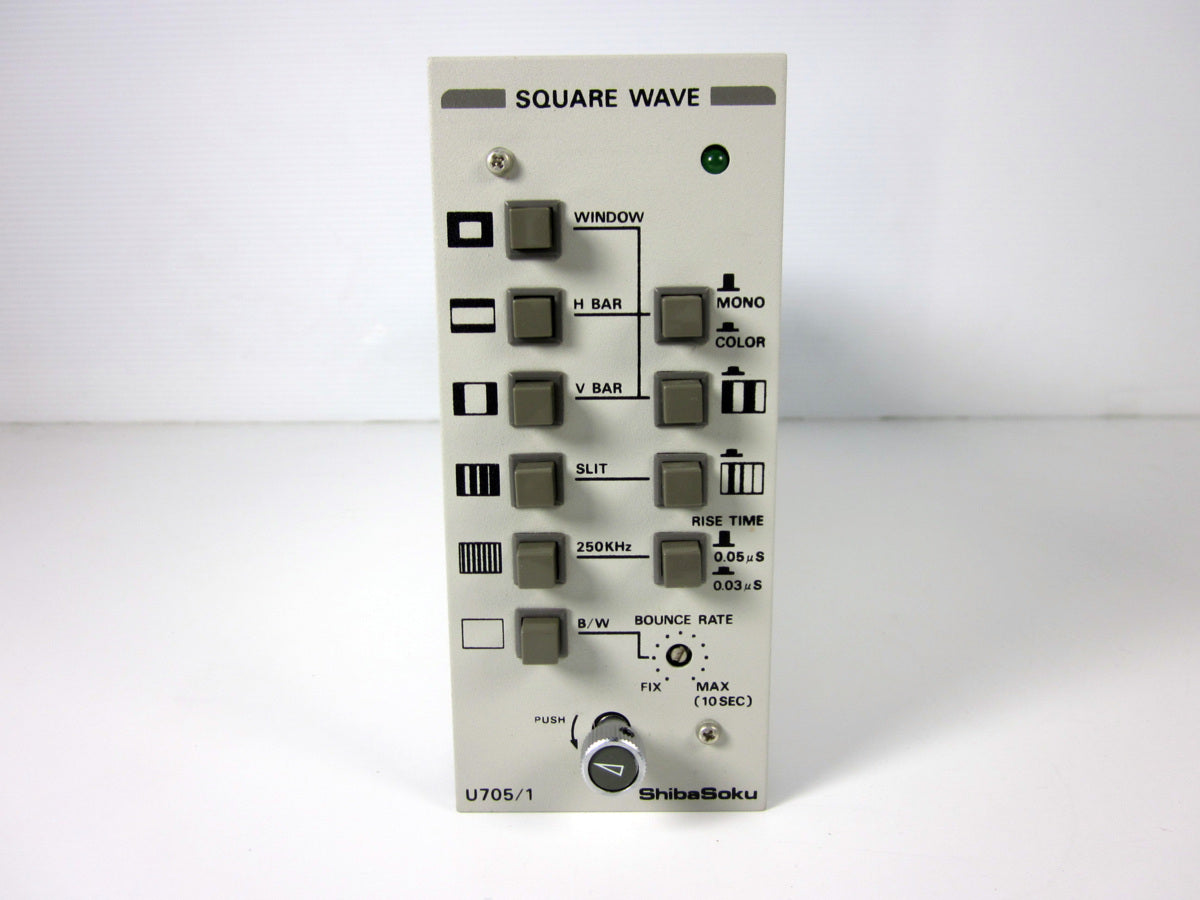 ShibaSoku U705A1 Square Wave Unit for TG-7/1 NTSC [h1231261706]