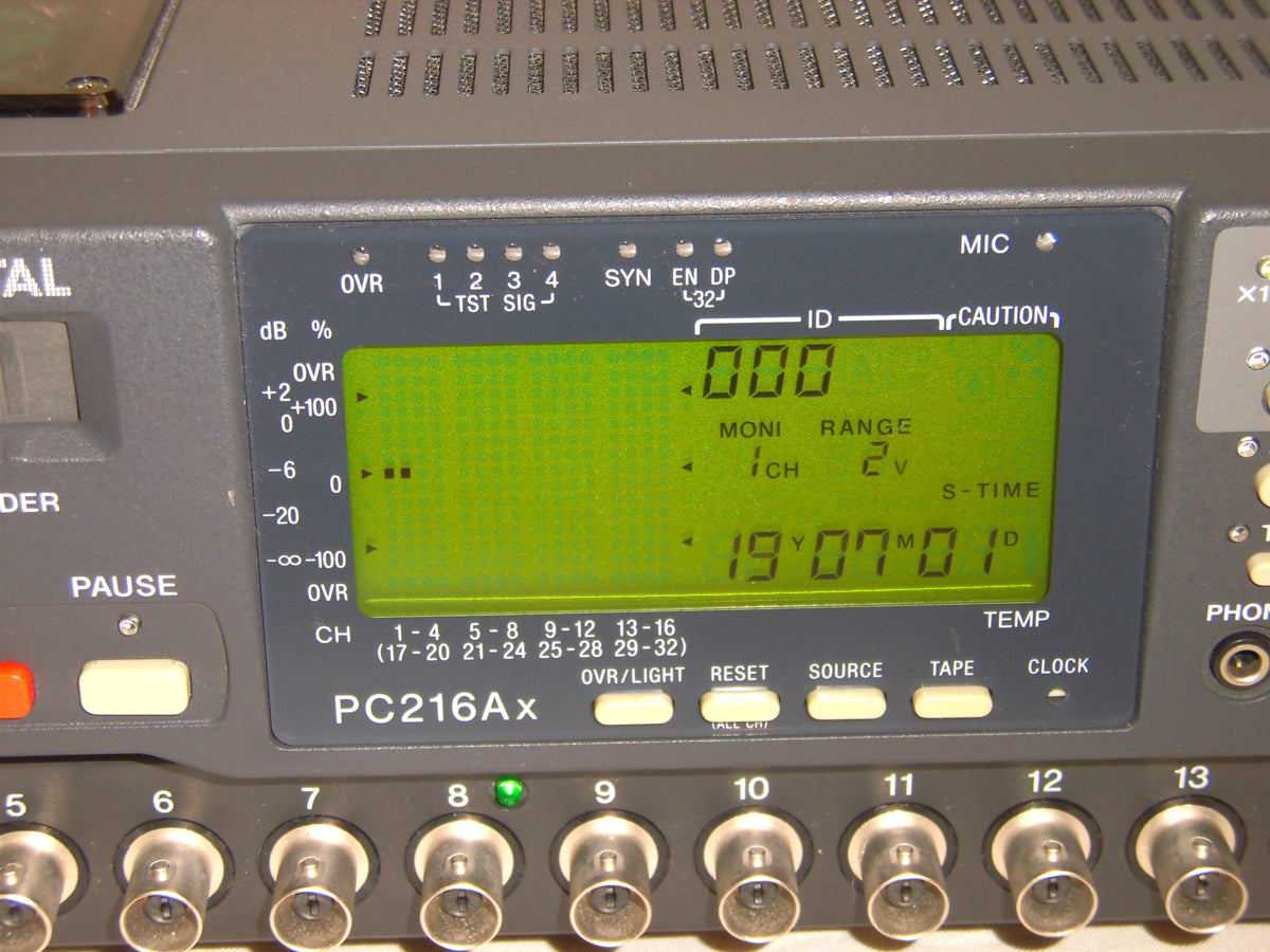 Sony PC216Ax DAT Data Recorder 16CH [t1231259313]