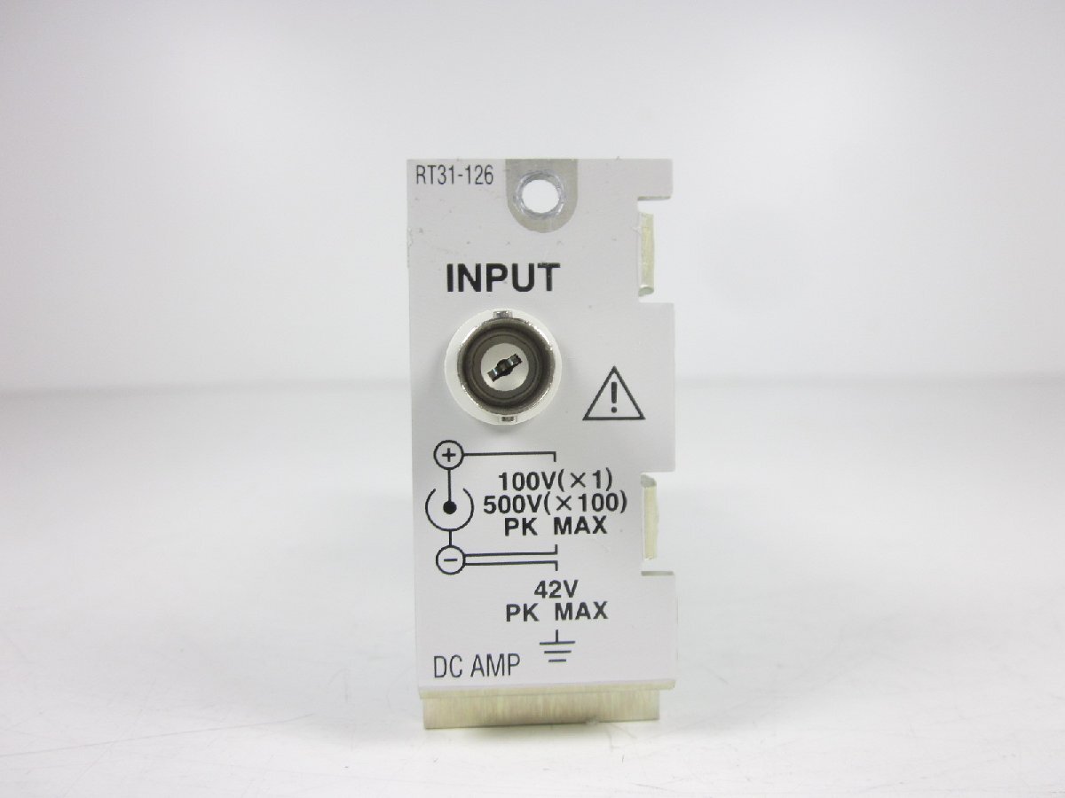 NEC RT31-126 BNC Input DC Amplifier Unit for RT3108N/RT3208N/RT3216N 1 Input [l1231266962]